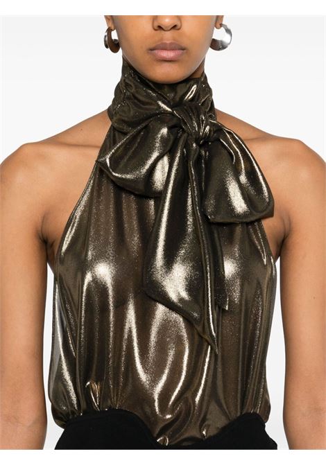 Gold metallic-finish Loulou bodysuit The new arrivals - women THE NEW ARRIVALS | NA00600290362GLD